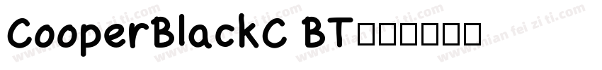 CooperBlackC BT字体转换